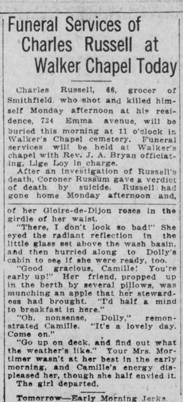 Charles Russell obituary